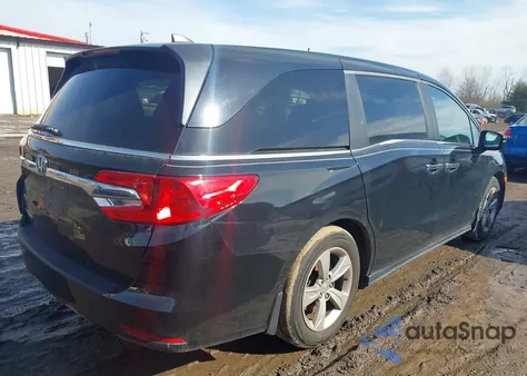 2019 Honda Odyssey Ex-L from USA, damaged, VIN 5FNRL6H70KB009966
